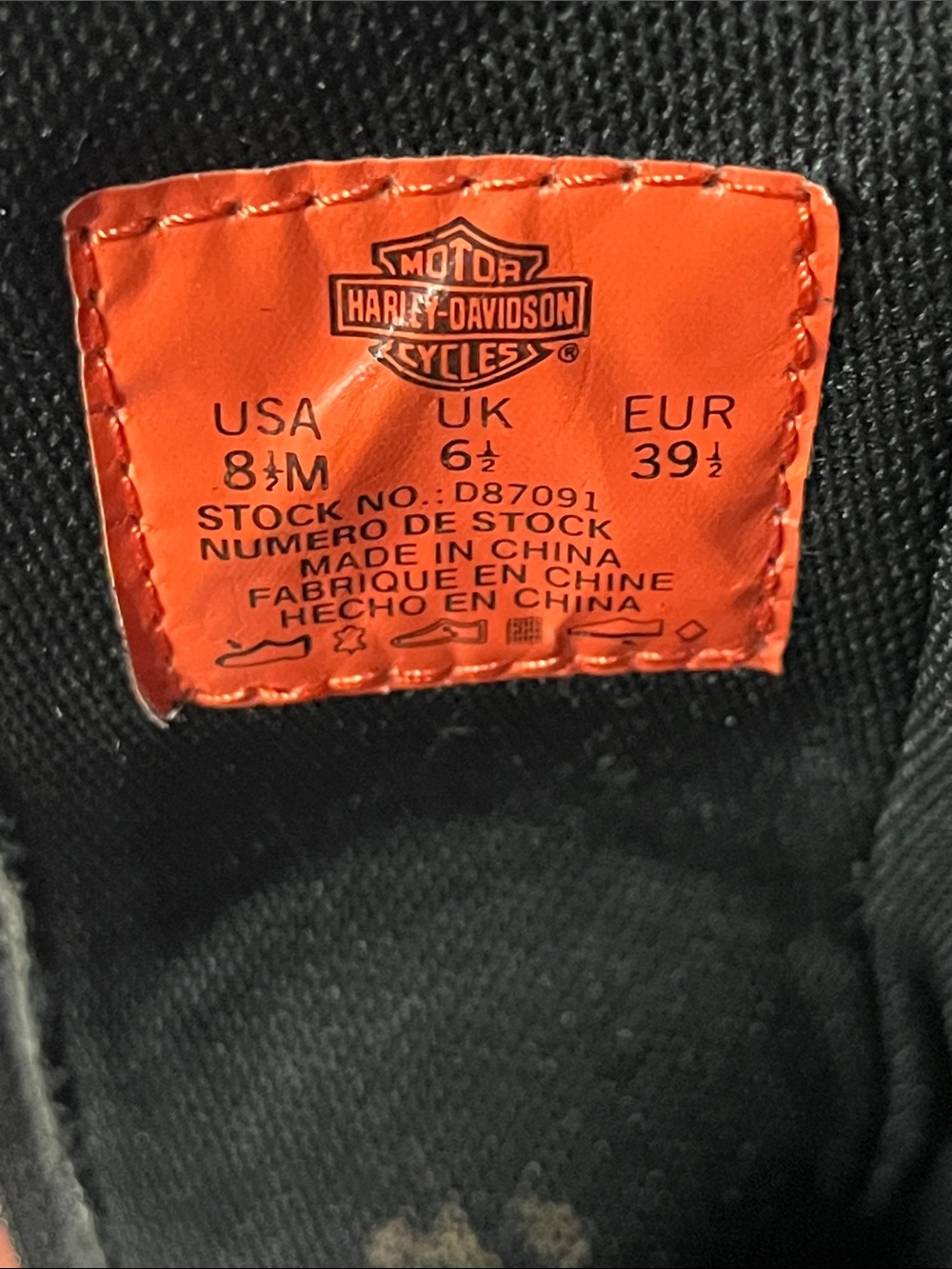 Harley-Davidson Ingleside D87091 Harness Leather Boots Black Women's 8.5M - Picture 13 of 16